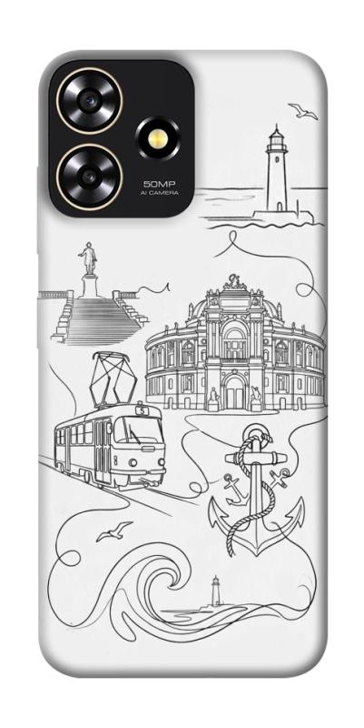 Чохол itsPrint Odesa spirit для ZTE Blade A73 4G, love ukraine, купити оптом з доставкою
