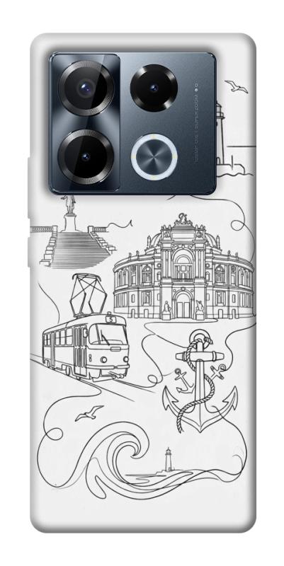 Чехол itsPrint Odesa spirit для Infinix Note 40 Pro 4G, love ukraine, купить оптом с доставкой