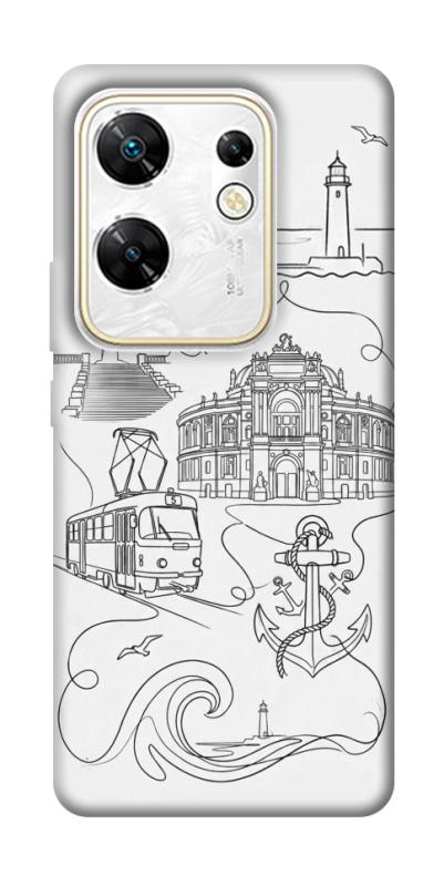 Чохол itsPrint Odesa spirit для Infinix Zero 30 4G, love ukraine, купити оптом з доставкою