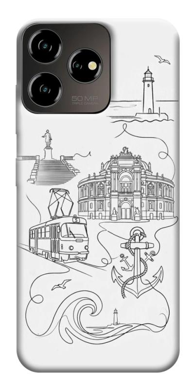 Чехол itsPrint Odesa spirit для ZTE Blade V50 Desing 4G, love ukraine, купить оптом с доставкой