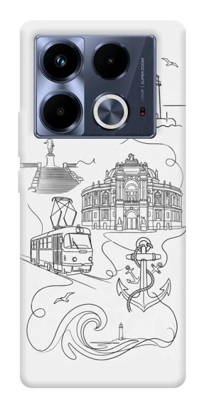 Чехол itsPrint Odesa spirit для Infinix Note 40 4G, love ukraine, купить оптом с доставкой