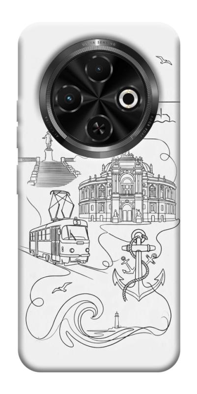 Чохол itsPrint Odesa spirit для TECNO Spark 30C, love ukraine, купити оптом з доставкою