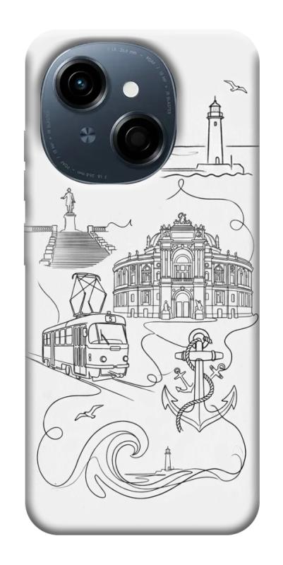 Чохол itsPrint Odesa spirit для TECNO Spark Go 1, love ukraine, купити оптом з доставкою