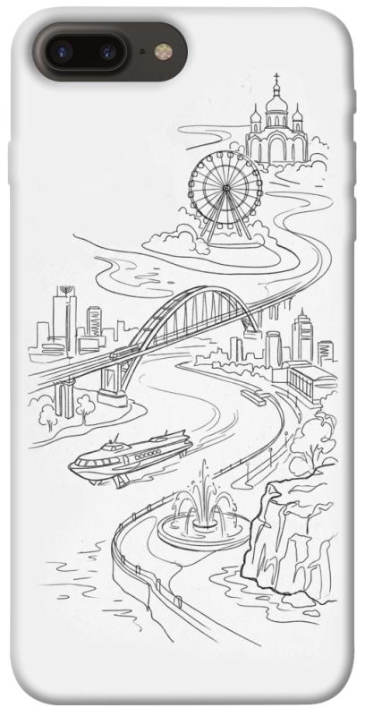 Чехол itsPrint Dnipro spirit для Apple iPhone 7 plus / 8 plus (5.5"), love ukraine, купить оптом с доставкой