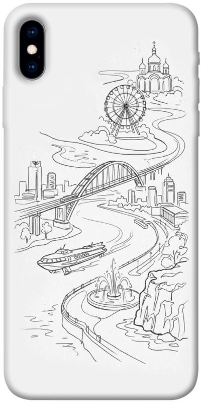 Чохол itsPrint Dnipro spirit для Apple iPhone X (5.8"), love ukraine, купити оптом з доставкою
