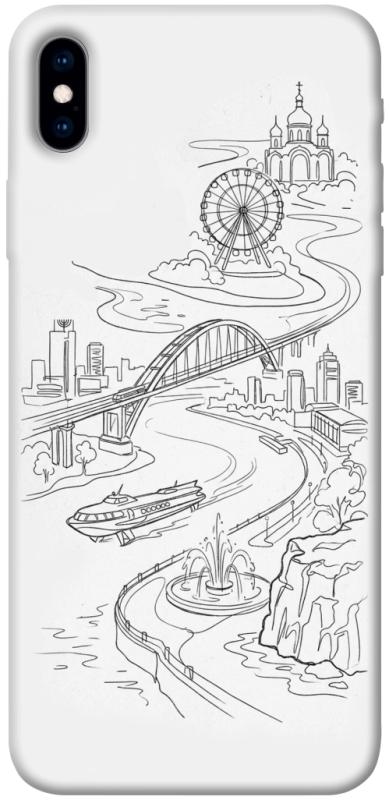 Чохол itsPrint Dnipro spirit для Apple iPhone XS Max (6.5"), love ukraine, купити оптом з доставкою