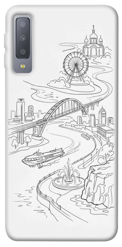 Чехол itsPrint Dnipro spirit для Samsung A750 Galaxy A7 (2018), love ukraine, купить оптом с доставкой