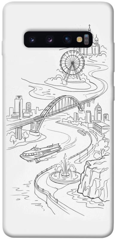 Чохол itsPrint Dnipro spirit для Samsung Galaxy S10+, love ukraine, купити оптом з доставкою