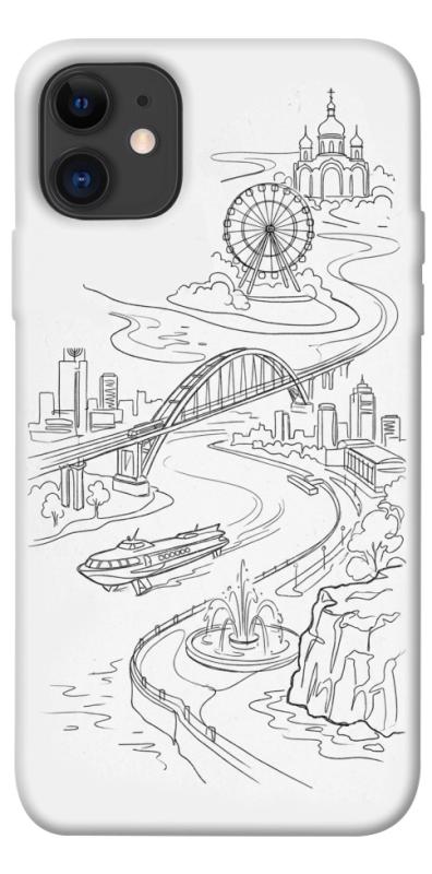 Чехол itsPrint Dnipro spirit для Apple iPhone 11 (6.1"), love ukraine, купить оптом с доставкой