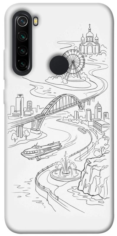 Чохол itsPrint Dnipro spirit для Xiaomi Redmi Note 8, love ukraine, купити оптом з доставкою