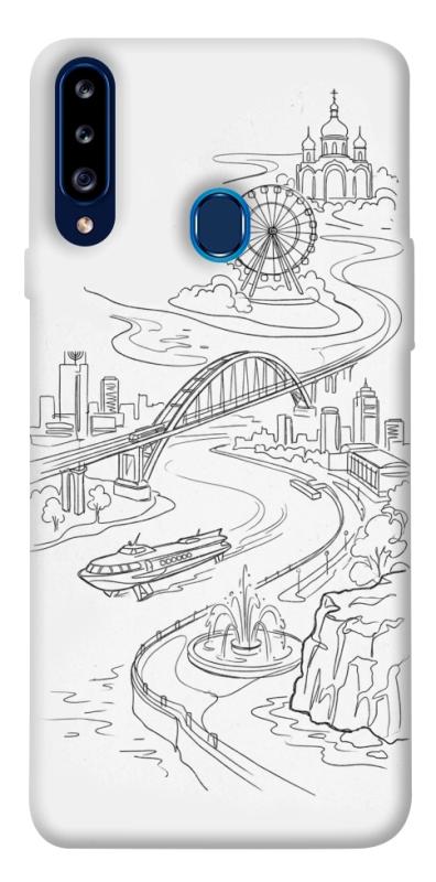 Чохол itsPrint Dnipro spirit для Samsung Galaxy A20s, love ukraine, купити оптом з доставкою
