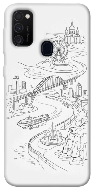 Чехол itsPrint Dnipro spirit для Samsung Galaxy M30s / M21, love ukraine, купить оптом с доставкой