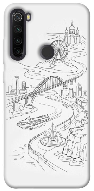 Чохол itsPrint Dnipro spirit для Xiaomi Redmi Note 8T, love ukraine, купити оптом з доставкою