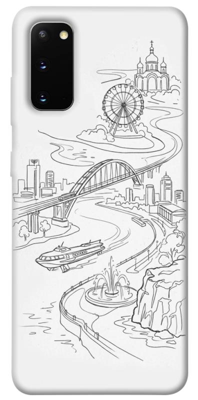 Чохол itsPrint Dnipro spirit для Samsung Galaxy S20, love ukraine, купити оптом з доставкою