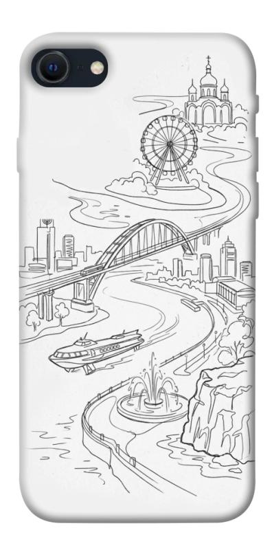 Чехол itsPrint Dnipro spirit для Apple iPhone SE (2020), love ukraine, купить оптом с доставкой
