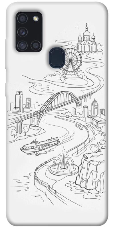 Чехол itsPrint Dnipro spirit для Samsung Galaxy A21s, love ukraine, купить оптом с доставкой