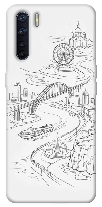 Чехол itsPrint Dnipro spirit для Oppo A91, love ukraine, купить оптом с доставкой