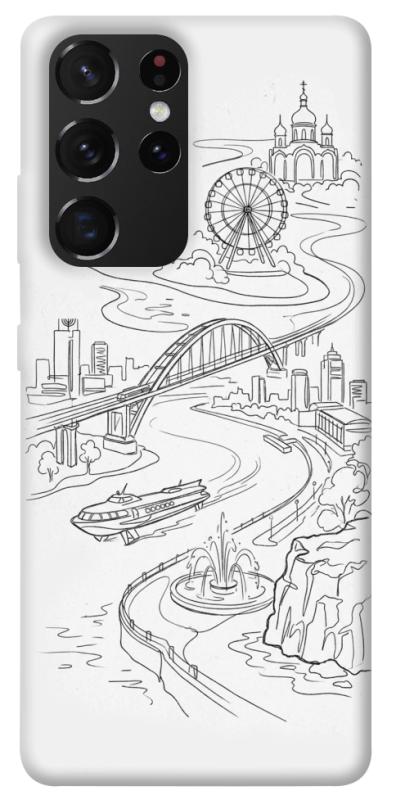 Чохол itsPrint Dnipro spirit для Samsung Galaxy S21 Ultra, love ukraine, купити оптом з доставкою