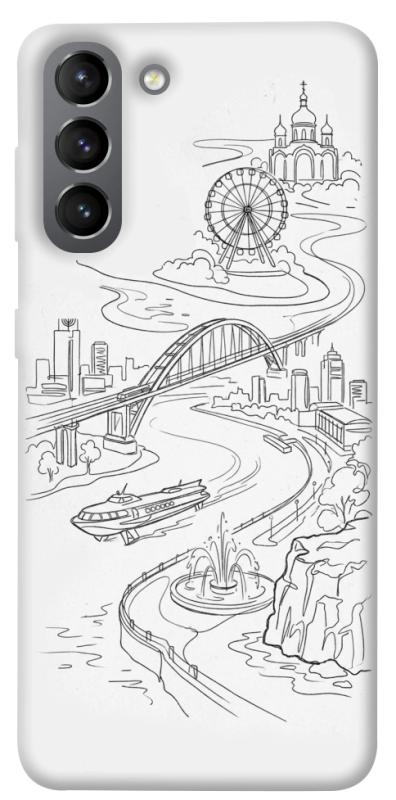 Чохол itsPrint Dnipro spirit для Samsung Galaxy S21, love ukraine, купити оптом з доставкою