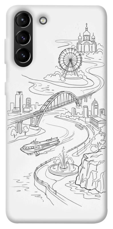 Чехол itsPrint Dnipro spirit для Samsung Galaxy S21+, love ukraine, купить оптом с доставкой