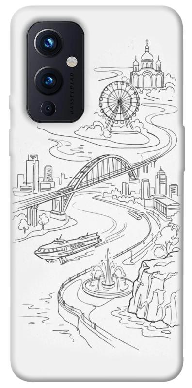 Чехол itsPrint Dnipro spirit для OnePlus 9, love ukraine, купить оптом с доставкой