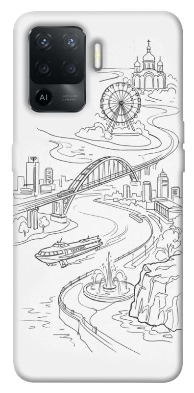 Чохол itsPrint Dnipro spirit для Oppo Reno 5 Lite, love ukraine, купити оптом з доставкою