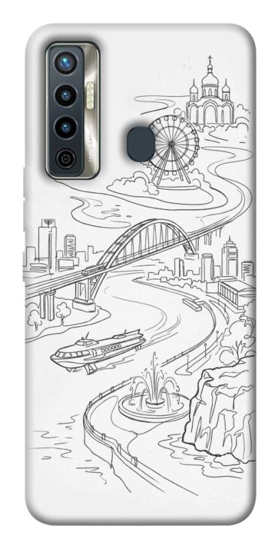 Чохол itsPrint Dnipro spirit для TECNO Camon 17 Pro, love ukraine, купити оптом з доставкою