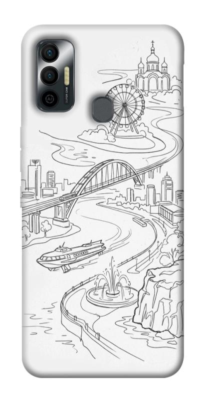 Чехол itsPrint Dnipro spirit для TECNO Spark 7, love ukraine, купить оптом с доставкой