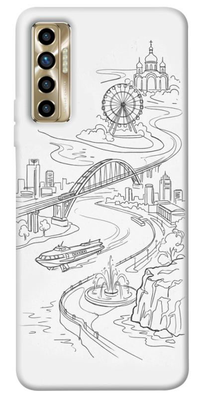 Чохол itsPrint Dnipro spirit для TECNO Camon 17P, love ukraine, купити оптом з доставкою