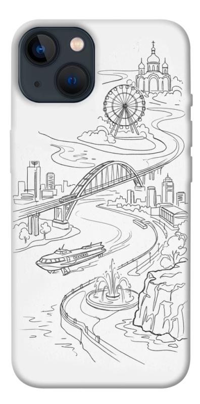 Чехол itsPrint Dnipro spirit для Apple iPhone 13 (6.1"), love ukraine, купить оптом с доставкой