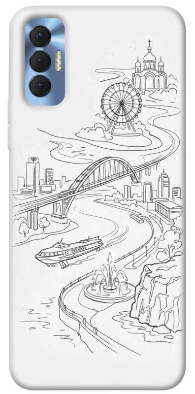 Чохол itsPrint Dnipro spirit для TECNO Spark 8P, love ukraine, купити оптом з доставкою