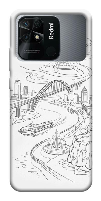 Чехол itsPrint Dnipro spirit для Xiaomi Redmi 10C, love ukraine, купить оптом с доставкой