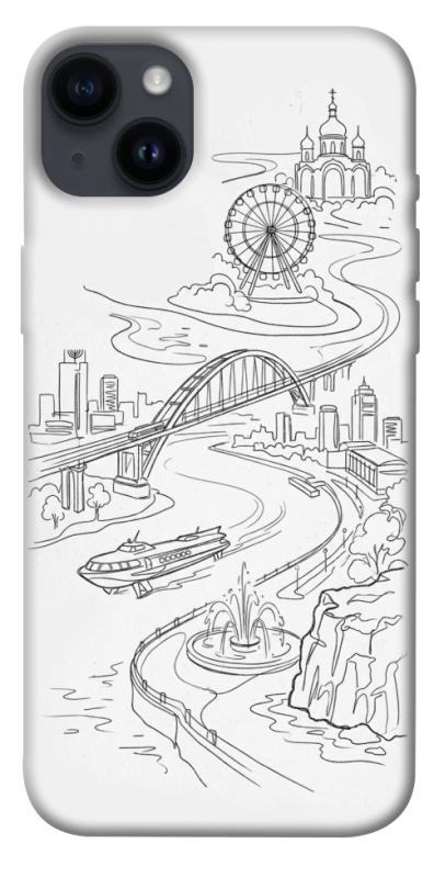 Чехол itsPrint Dnipro spirit для Apple iPhone 14 Plus (6.7"), love ukraine, купить оптом с доставкой