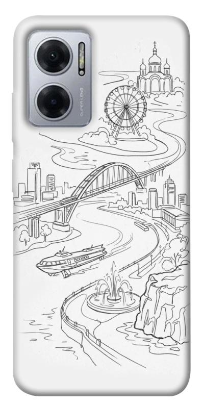 Чохол itsPrint Dnipro spirit для Xiaomi Redmi Note 11E, love ukraine, купити оптом з доставкою