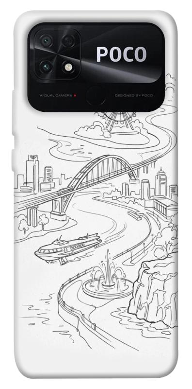 Чехол itsPrint Dnipro spirit для Xiaomi Poco C40, love ukraine, купить оптом с доставкой