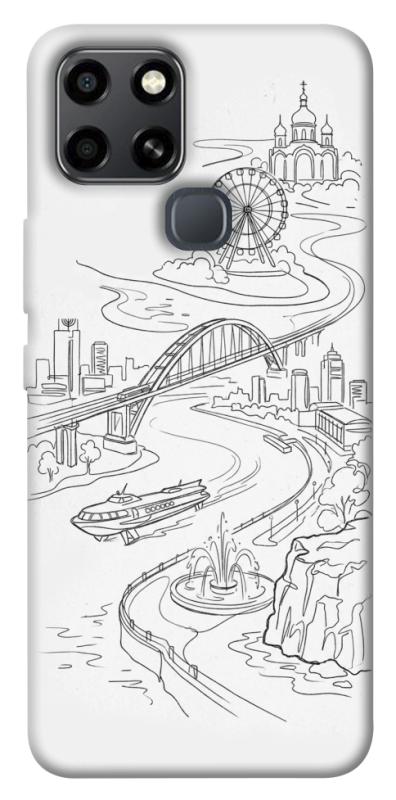 Чохол itsPrint Dnipro spirit для Infinix Smart 6, love ukraine, купити оптом з доставкою