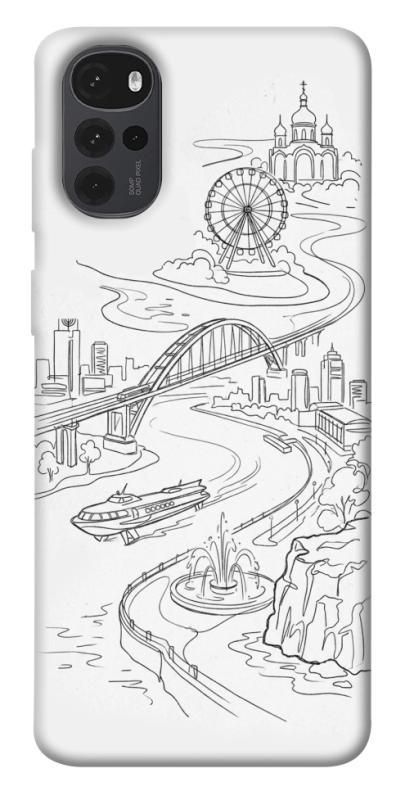 Чохол itsPrint Dnipro spirit для Motorola Moto G22, love ukraine, купити оптом з доставкою