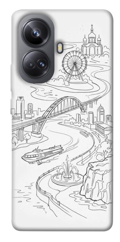 Чехол itsPrint Dnipro spirit для Realme 10 Pro+, love ukraine, купить оптом с доставкой