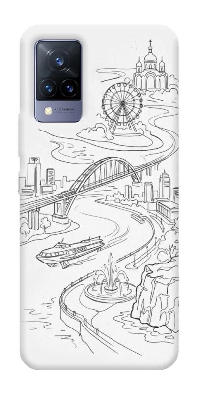 Чохол itsPrint Dnipro spirit для Vivo V21, love ukraine, купити оптом з доставкою
