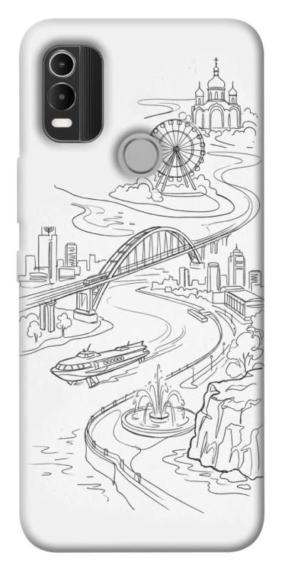 Чохол itsPrint Dnipro spirit для Nokia C21 Plus, love ukraine, купити оптом з доставкою