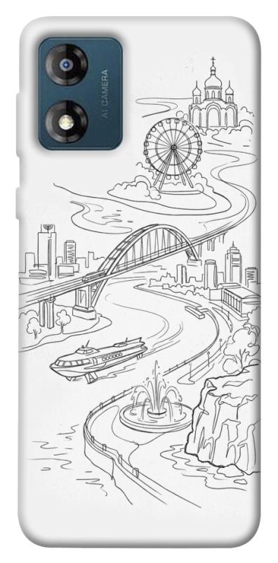 Чохол itsPrint Dnipro spirit для Motorola Moto E13, love ukraine, купити оптом з доставкою
