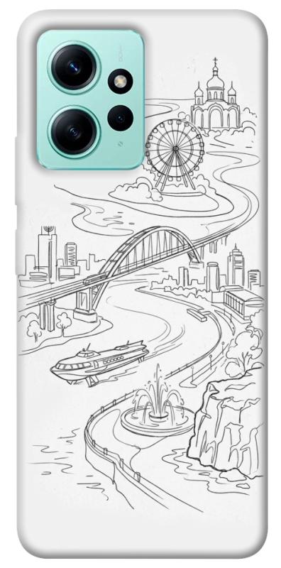 Чохол itsPrint Dnipro spirit для Xiaomi Redmi Note 12 4G, love ukraine, купити оптом з доставкою