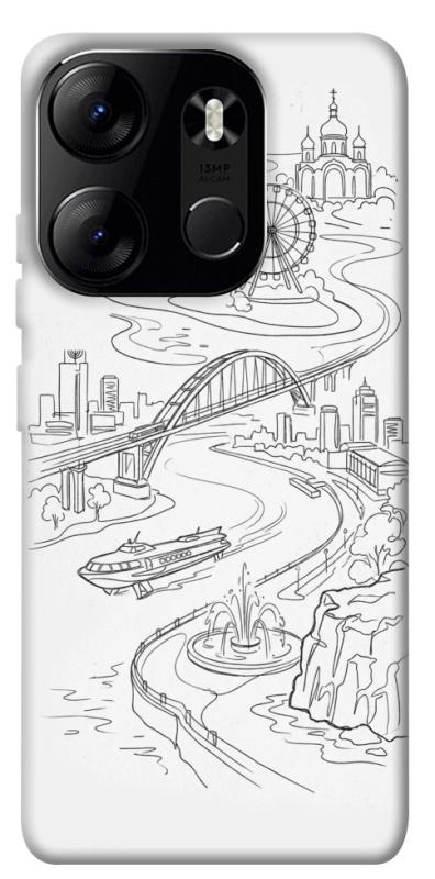 Чохол itsPrint Dnipro spirit для Tecno Spark Go 2023, love ukraine, купити оптом з доставкою