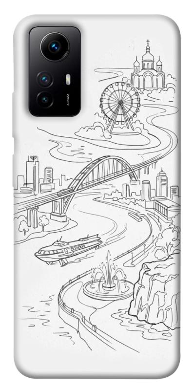 Чехол itsPrint Dnipro spirit для Xiaomi Redmi Note 12S, love ukraine, купить оптом с доставкой
