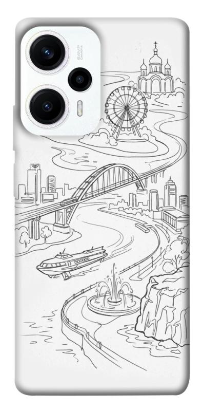 Чохол itsPrint Dnipro spirit для Xiaomi Poco F5 / Note 12 Turbo, love ukraine, купити оптом з доставкою