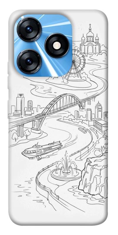Чехол itsPrint Dnipro spirit для TECNO Spark 10 Pro, love ukraine, купить оптом с доставкой