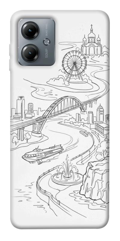 Чохол itsPrint Dnipro spirit для Motorola Moto G14, love ukraine, купити оптом з доставкою