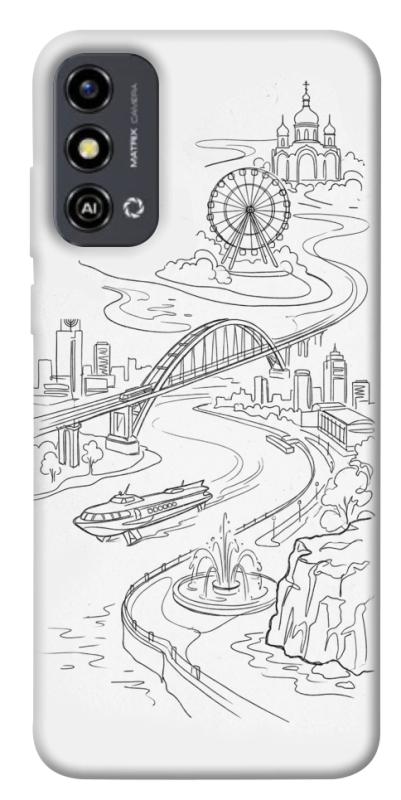 Чохол itsPrint Dnipro spirit для ZTE Blade A53, love ukraine, купити оптом з доставкою
