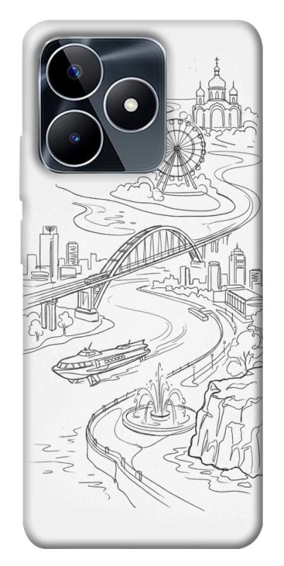 Чохол itsPrint Dnipro spirit для Realme C53, love ukraine, купити оптом з доставкою