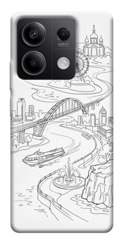 Чехол itsPrint Dnipro spirit для Xiaomi Redmi Note 13 5G, love ukraine, купить оптом с доставкой
